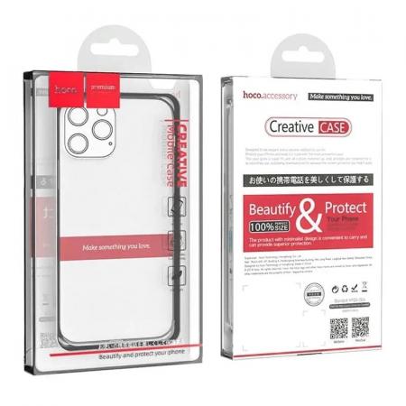 Чехол hoco. Creative Case силиконовый ультратонкий для Apple iPhone 13 Pro Max Белый Чехол hoco. Creative Case силиконовый ультратонкий для Apple iPhone 13 Pro Max Белый