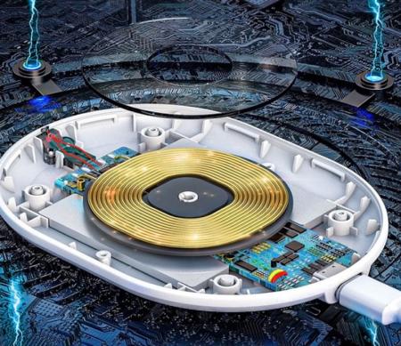 Беспроводное зарядное устройство Baseus Cobble Wireless Quick Charger 15W (WXYS-02) White, белый Беспроводное зарядное устройство Baseus Cobble Wireless Quick Charger 15W (WXYS-02) White, белый