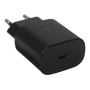 Зарядное устройство Samsung Fast Chargerr USB Type-C 25 Вт (EP-TA800), черный